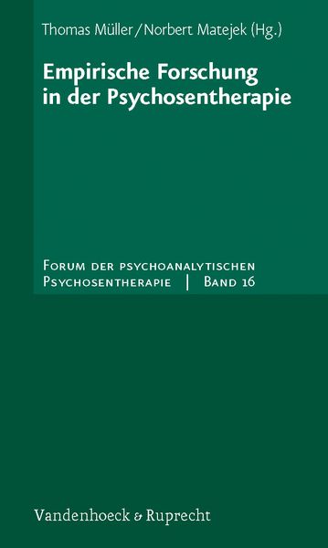 Produktbild: Empirische Forschung in der Psychosentherapie