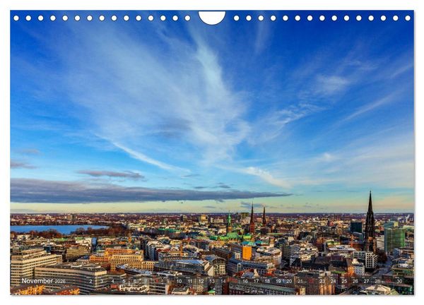 Produktbild: Hamburg perspectives (Wall Calendar 2026 DIN A4 landscape), CALVENDO 12 Month Wall Calendar