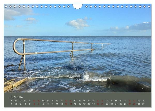 Produktbild: Wilhelmshaven - Sonne, K&uuml;ste und Meer (Wandkalender 2026 DIN A4 quer), CALVENDO Monatskalender