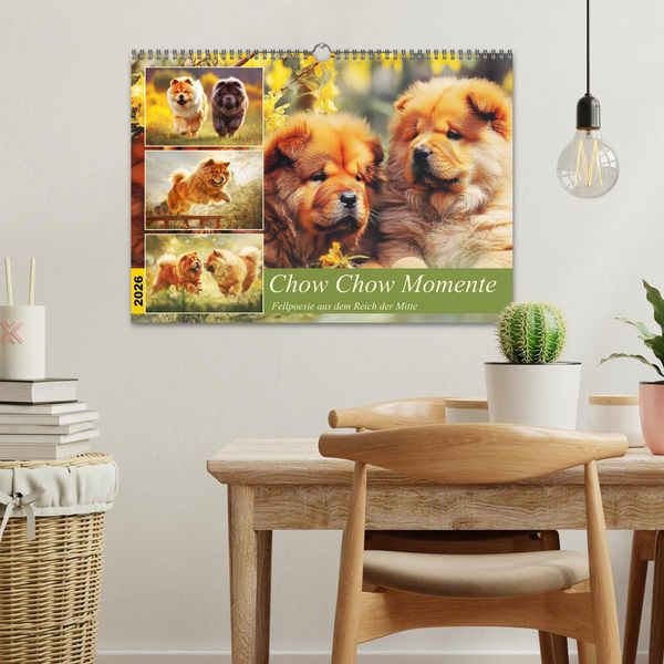 Produktbild: Chow Chow Momente. Fellpoesie aus dem Reich der Mitte (Wandkalender 2026 DIN A3 quer), CALVENDO Monatskalender