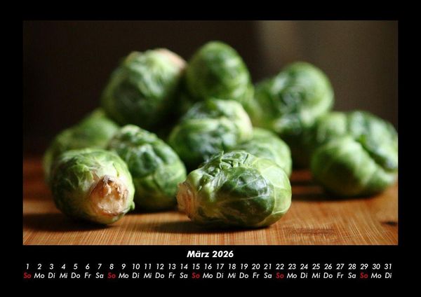 Produktbild: Gem&uuml;sekalender 2026 Fotokalender DIN A3
