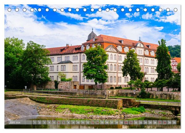 Produktbild: Ein Blick auf Rotenburg an der Fulda (Tischkalender 2026 DIN A5 quer), CALVENDO Monatskalender