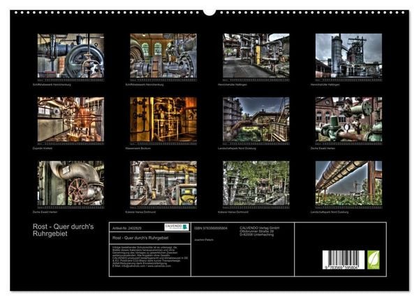 Produktbild: Rost - Quer durch's Ruhrgebiet (Wandkalender 2027 DIN A2 quer), CALVENDO Monatskalender