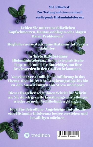 Produktbild: Erste Hilfe bei einer Histaminintoleranz
