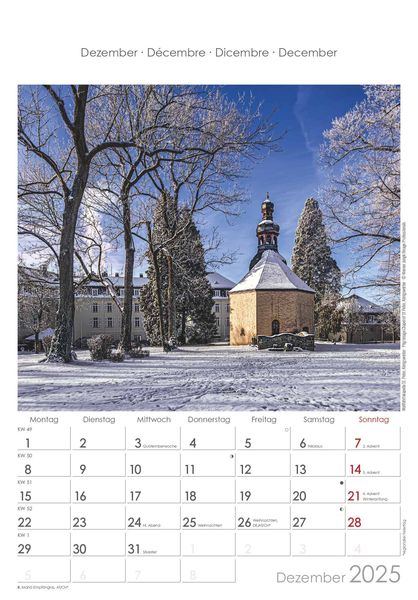 'Nordrhein-Westfalen 2025 - Bild-Kalender 23,7x34 cm - Regional 