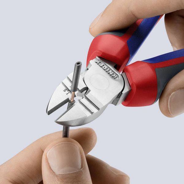Produktbild: Knipex 14 25 160 Werkstatt Abisolier-Seitenschneider mit Facette 160mm
