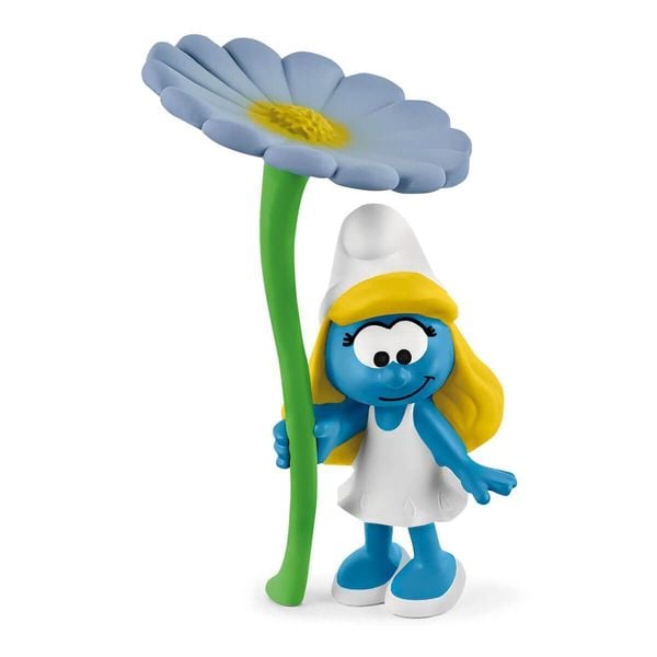 Schleich - Die Schlümpfe - Schlumpfine mit Blume