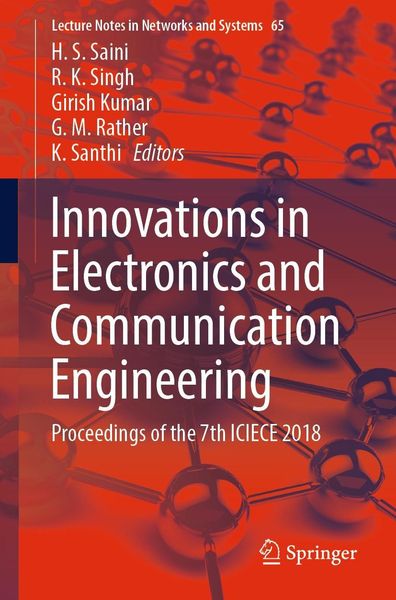 Produktbild: Innovations in Electronics and Communication Engineering