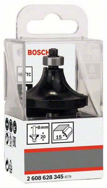 Produktbild: Bosch Accessories 2608628345 Abrundfr&auml;ser Hartmetall L&auml;nge 66 mm Schaftdurchmesser 8 mm
