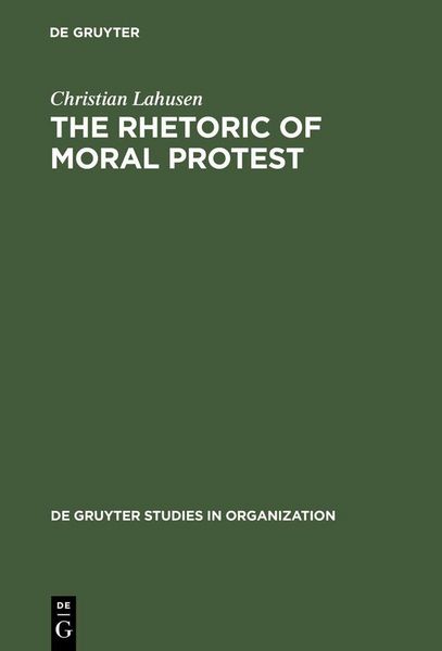Produktbild: The Rhetoric of Moral Protest