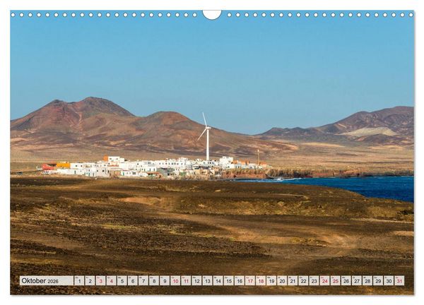 Produktbild: Fuerteventura Sand und bunte Farben (Wandkalender 2026 DIN A3 quer), CALVENDO Monatskalender