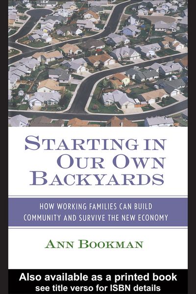 Produktbild: Starting in Our Own Backyards