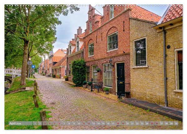 Produktbild: Ein Blick auf Medemblik (hochwertiger Premium Wandkalender 2026 DIN A2 quer), Kunstdruck in Hochglanz