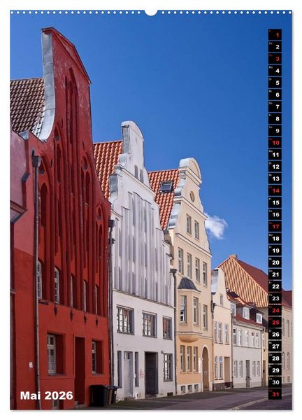 Produktbild: Zauberhaftes Wismar (Wandkalender 2026 DIN A2 hoch), CALVENDO Monatskalender