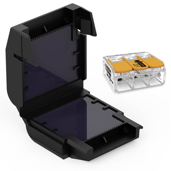 CellPack 410357 EASY-PROTECT/413 Gelbox für Verbindungsklemmen flexibel: 0.5-6 mm² starr: 0.5-6 mm² 1 St. Schwarz