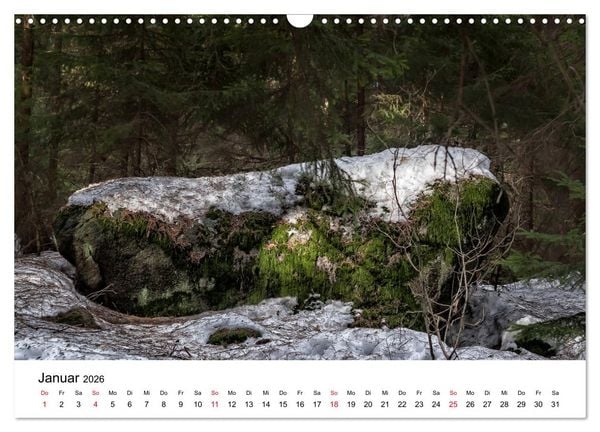 Produktbild: Granitwelten im Waldviertel (Wandkalender 2026 DIN A3 quer), CALVENDO Monatskalender