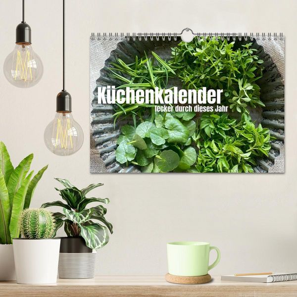 Produktbild: K&uuml;chenkalender - lecker durch dieses Jahr (Wandkalender 2026 DIN A4 quer), CALVENDO Monatskalender