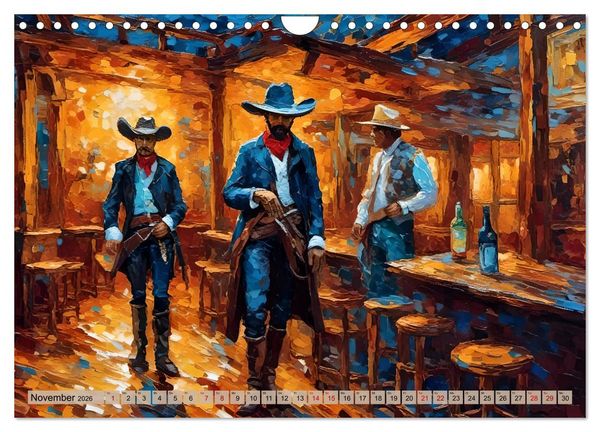 Produktbild: Wild West Moments (Wandkalender 2026 DIN A4 quer), CALVENDO Monatskalender