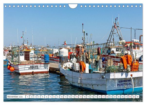 Produktbild: Die Sandalgarve - Der flache K&uuml;stenabschnitt im S&uuml;dosten Portugals (Wandkalender 2026 DIN A4 quer), CALVENDO Monatskalender