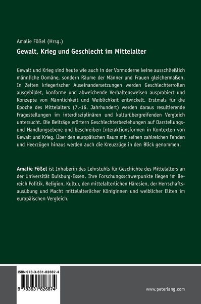 Produktbild: Gewalt, Krieg und Geschlecht im Mittelalter
