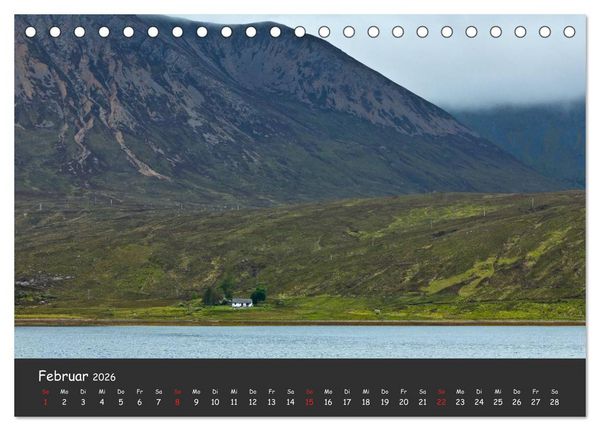 Produktbild: Schottland - grandiose Landschaften im Westen (Tischkalender 2026 DIN A5 quer), CALVENDO Monatskalender