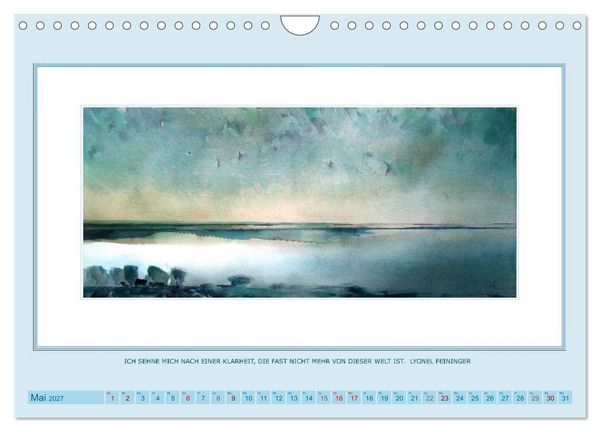 Produktbild: Licht und Linie (Wandkalender 2027 DIN A4 quer), CALVENDO Monatskalender