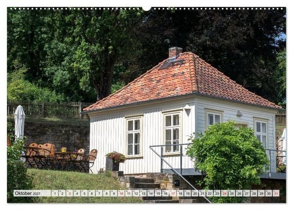 Produktbild: Blankenburg verzaubert - Die Bl&uuml;tenstadt im Harz (Wandkalender 2027 DIN A2 quer), CALVENDO Monatskalender