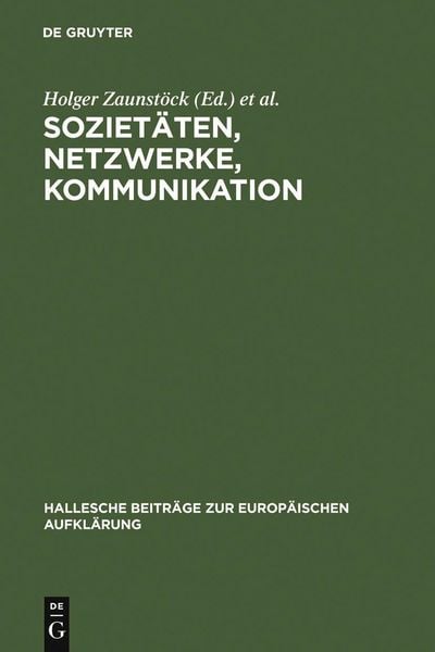 Produktbild: Soziet&auml;ten, Netzwerke, Kommunikation