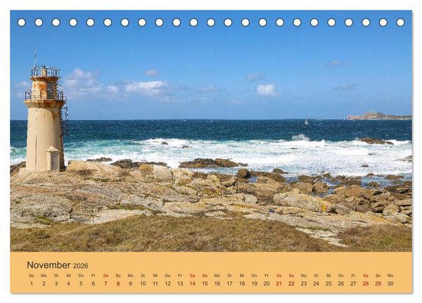 Produktbild: Auf den Spuren von Santiago - Wandern, Staunen, Seele baumeln lassen. (Tischkalender 2026 DIN A5 quer), CALVENDO Monatskalender