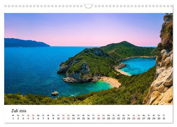 Produktbild: Traumhafte Orte - Berge, Seen und Meer (Wandkalender 2026 DIN A3 quer), CALVENDO Monatskalender