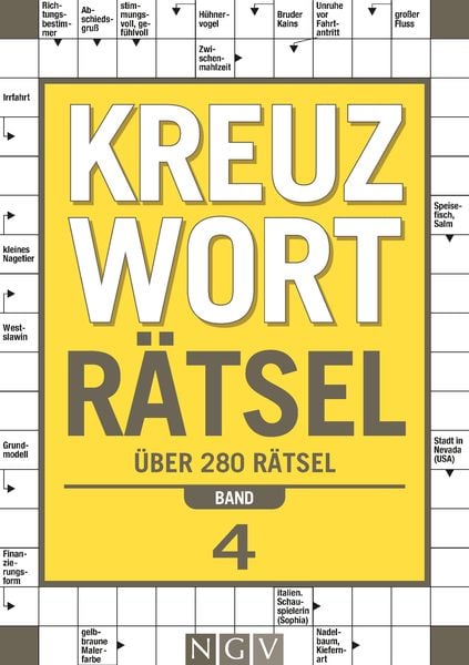 Kreuzworträtsel • Band 4 I Über 280 Rätsel für Erwachsene, Taschenbuch von , Naumann & Göbel, 9783625196006