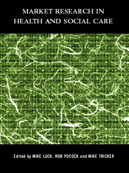 Produktbild: Market Research in Health and Social Care