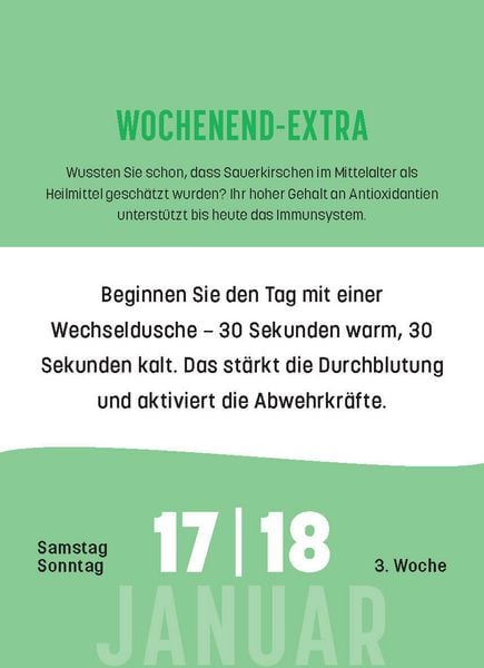 Produktbild: Gesundheit f&uuml;r jeden Tag 2026 - Tagesabrei&szlig;kalender zum Aufstellen oder Aufh&auml;ngen