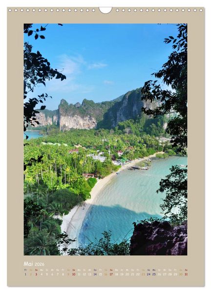 Produktbild: Erlebe mit mir das sonnige Thailand (Wandkalender 2026 DIN A3 hoch), CALVENDO Monatskalender