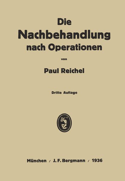 Produktbild: Die Nachbehandlung nach Operationen