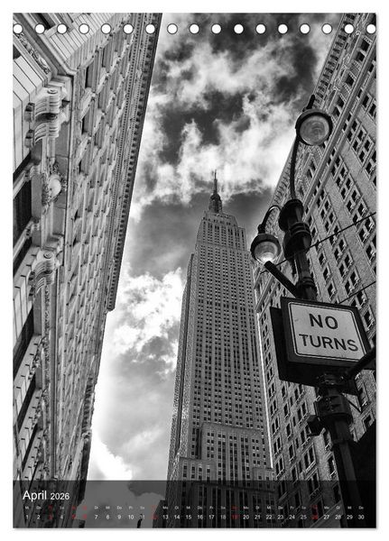 Produktbild: New York - The Big Apple (Tischkalender 2026 DIN A5 hoch), CALVENDO Monatskalender