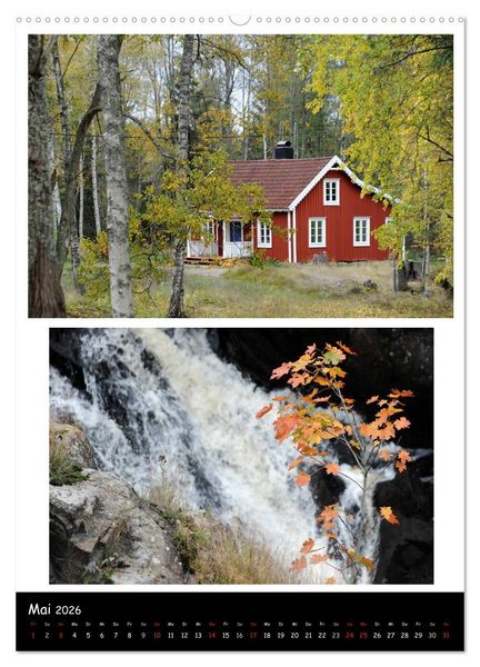 Produktbild: Smaland in Schweden 2026 (Wandkalender 2026 DIN A2 hoch), CALVENDO Monatskalender