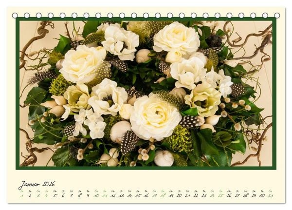 Produktbild: Blumen-Passion (Tischkalender 2026 DIN A5 quer), CALVENDO Monatskalender