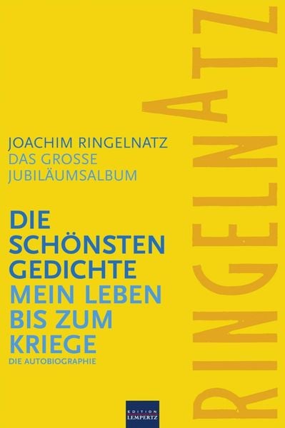 Produktbild: Ringelnatz: Die schönsten Gedichte / Mein Leben bis zum Kriege