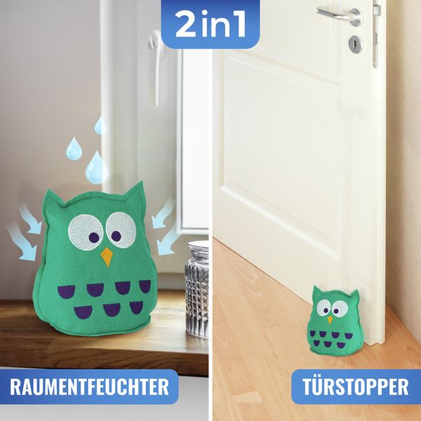 Produktbild: Raumentfeuchter Mod. Eule 2er Set, wiederverwendbar