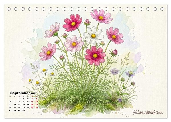 Produktbild: Wilde Kostbarkeiten &ndash; Essbar, gesund & wundersch&ouml;n (Tischkalender 2027 DIN A5 quer), CALVENDO Monatskalender