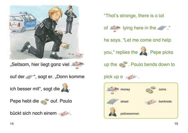 Produktbild: Bildermaus - Mit Bildern Englisch lernen - Polizeigeschichten - Police Stories