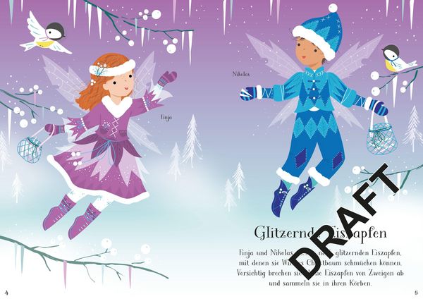 Produktbild: Mein erstes Anziehpuppen-Stickerbuch: Wilma, die Weihnachtsfee