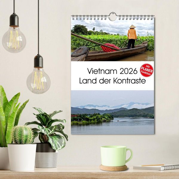 Produktbild: Vietnam 2026 Land der Kontraste (Wandkalender 2026 DIN A4 hoch), CALVENDO Monatskalender