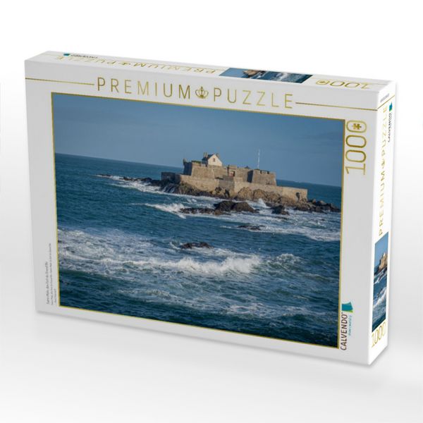 Produktbild: CALVENDO Puzzle Saint-Malo, das Fort du Grand B&eacute; | 1000 Teile Lege-Gr&ouml;&szlig;e 64x48cm Foto-Puzzle f&uuml;r gl&uuml;ckliche Stunden
