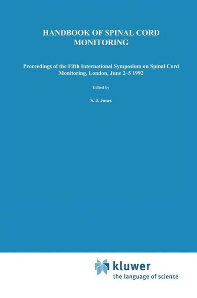 Produktbild: Handbook of Spinal Cord Monitoring