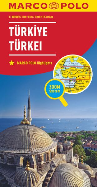 MARCO POLO Kontinentalkarte Türkei 1:800.000