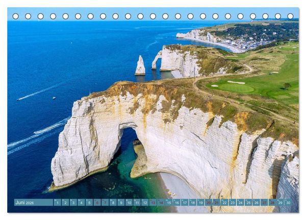 Produktbild: Normandie. Poesie in Frankreichs Norden (Tischkalender 2026 DIN A5 quer), CALVENDO Monatskalender