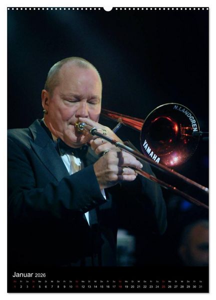Produktbild: Jazz Momente - Kalender 2026 - (hochwertiger Premium Wandkalender 2026 DIN A2 hoch), Kunstdruck in Hochglanz