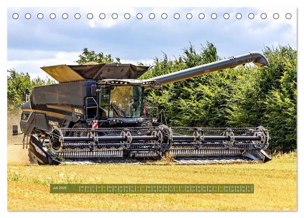 Produktbild: Giganten der Ernte (Tischkalender 2026 DIN A5 quer), CALVENDO Monatskalender